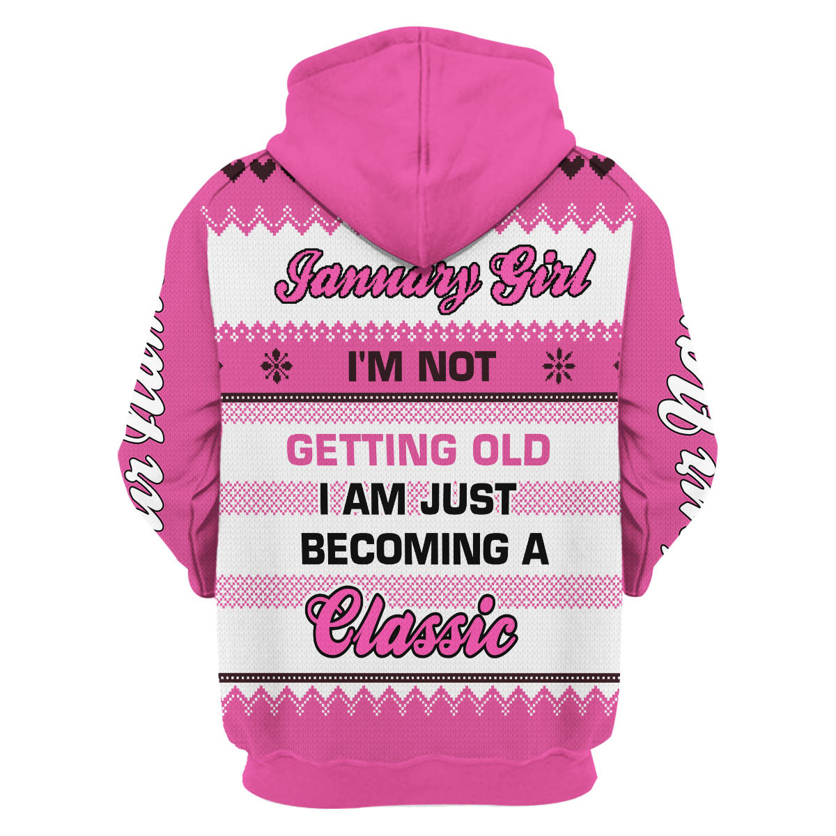 CustomsPig Personalized Tops January Girl All Over Printed