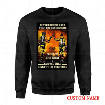 Personalized 2D Sweatshirt - Firefighter Friends