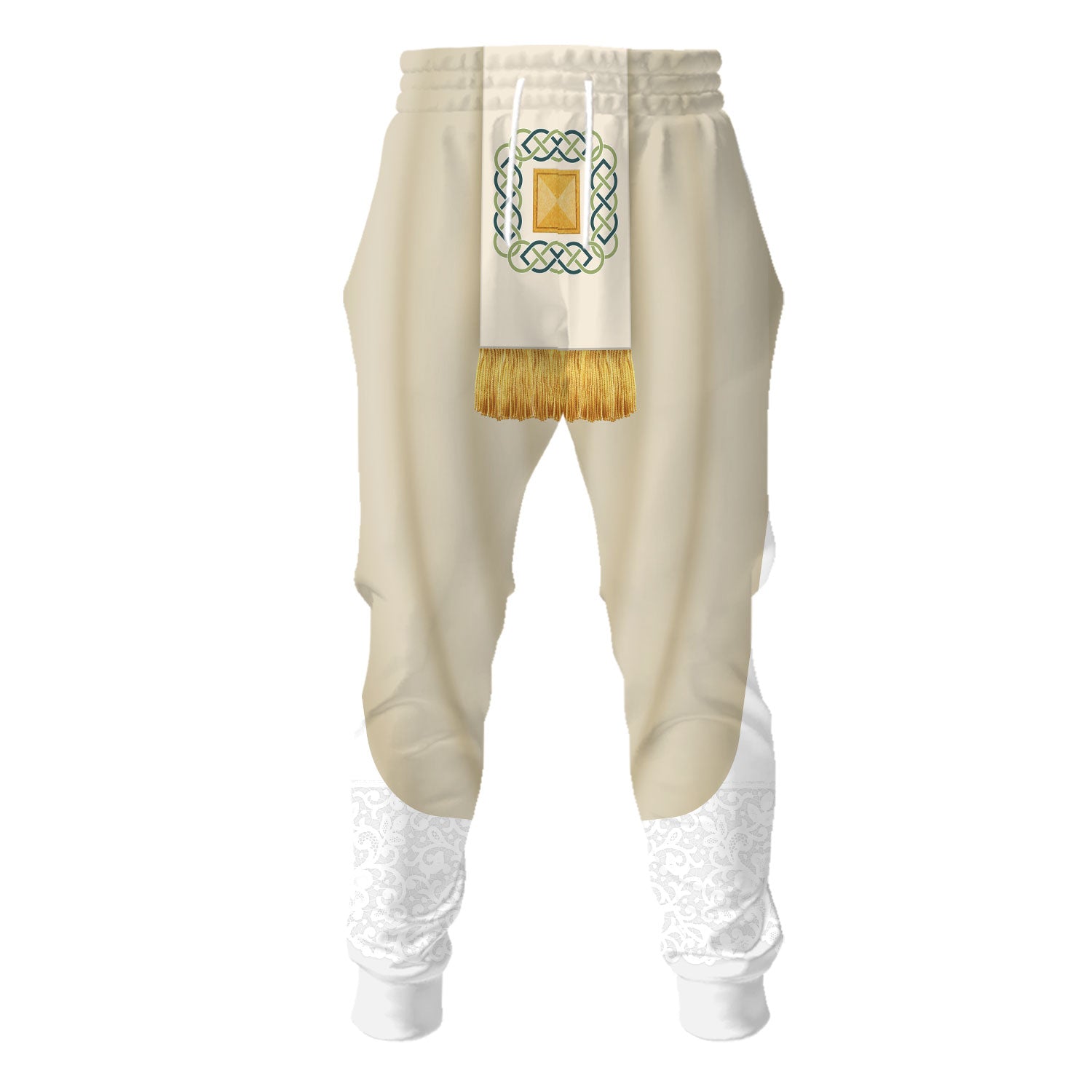 Tracksuit Tops Pullover Sweatshirt Pope Francis in White Liturgical vestment 3D Apparel