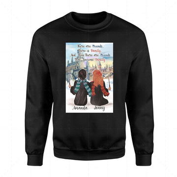 There Are Friends That Become Family Custom Name 2D Sweatshirt