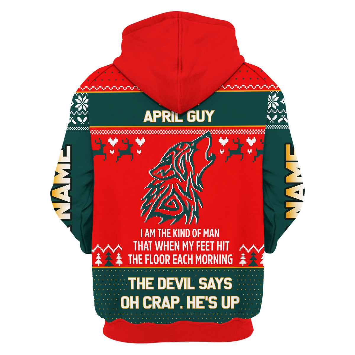 CustomsPig Personalized Tops April Guy All Over Printed