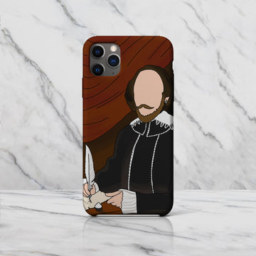William Shakespeare - Drawing Phone Case