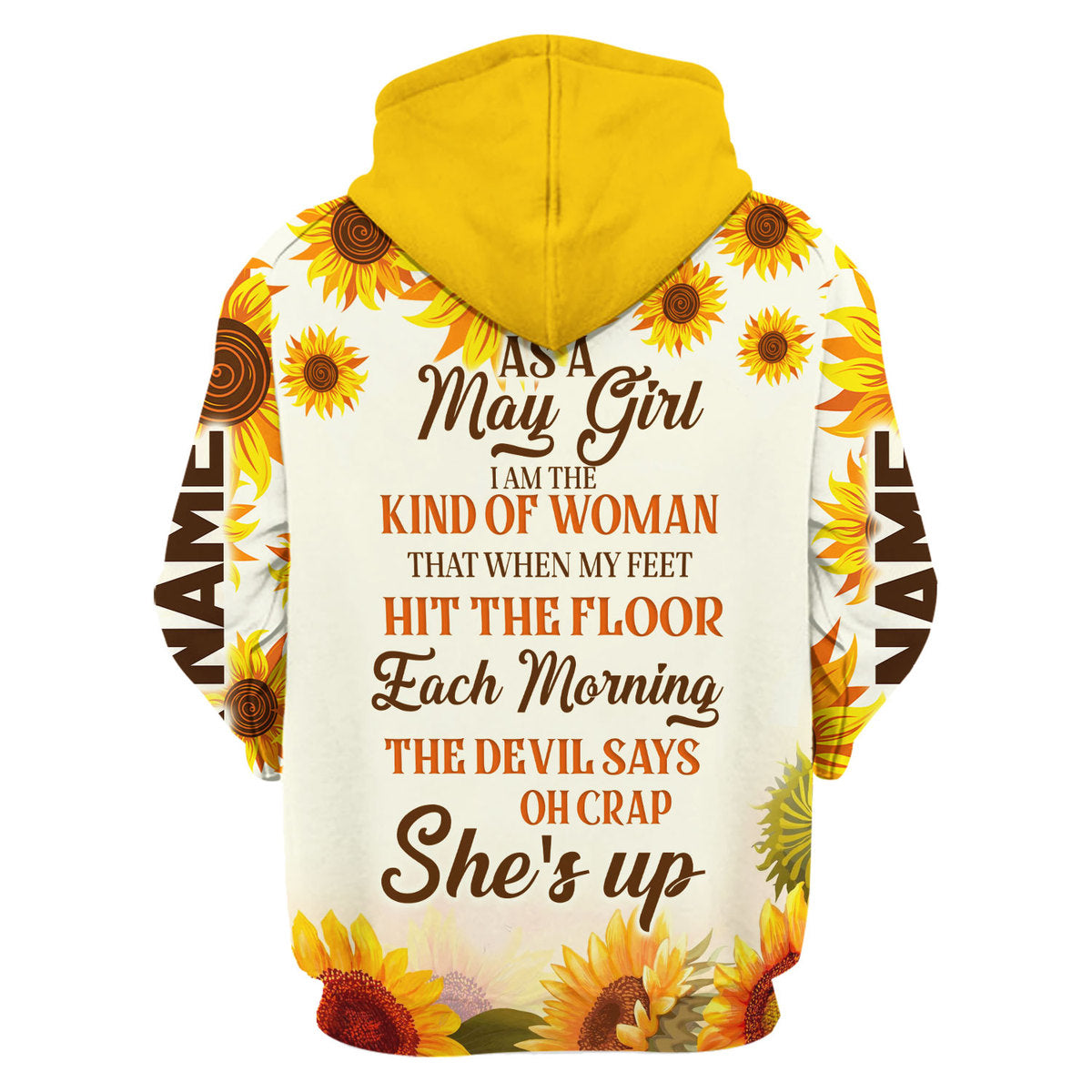 CustomsPig Personalized Tops May Girl All Over Printed