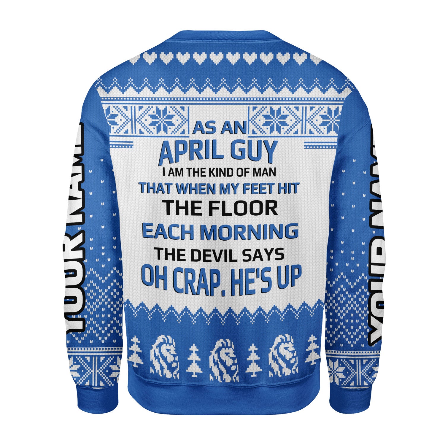 CustomsPig Personalized Tops April Guy All Over Printed