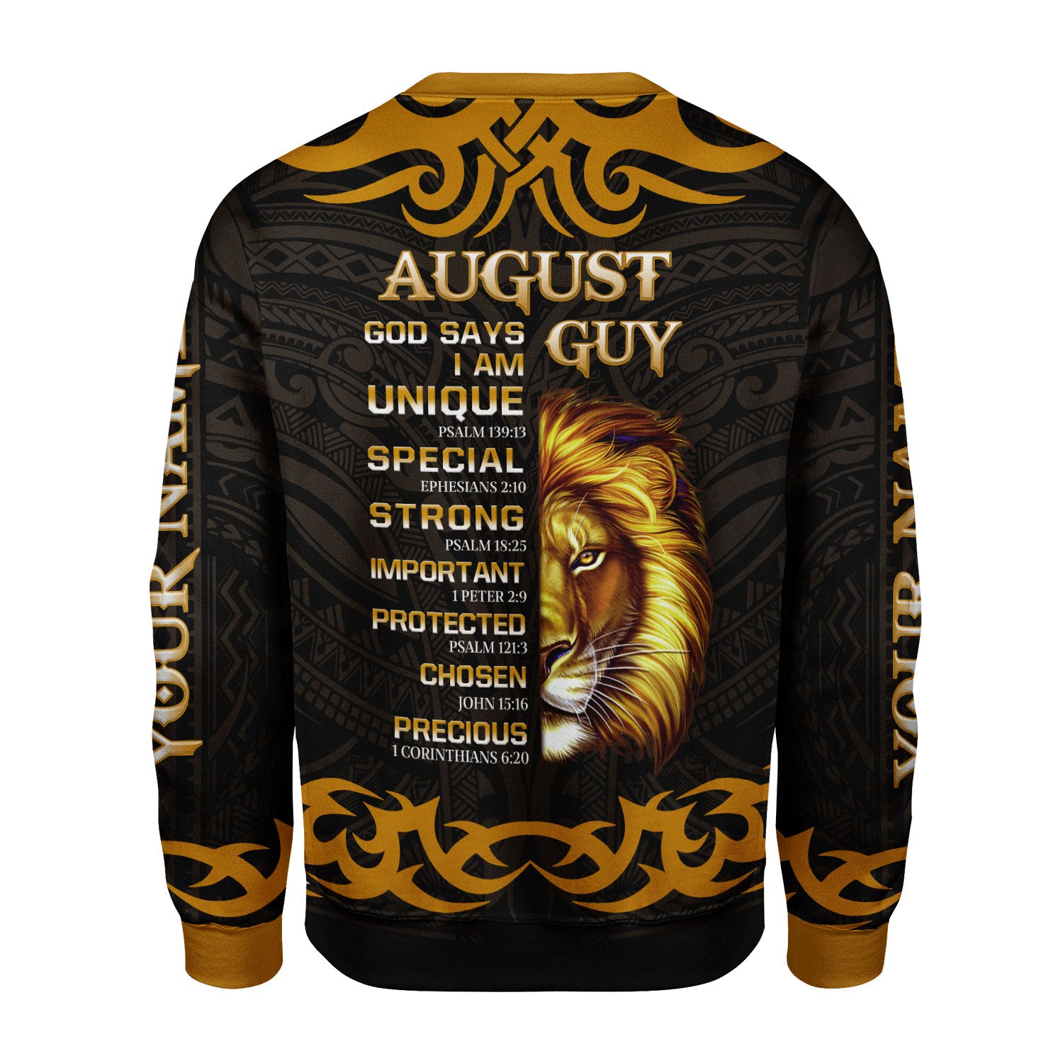 CustomsPig Personalized Tops August King All Over Printed