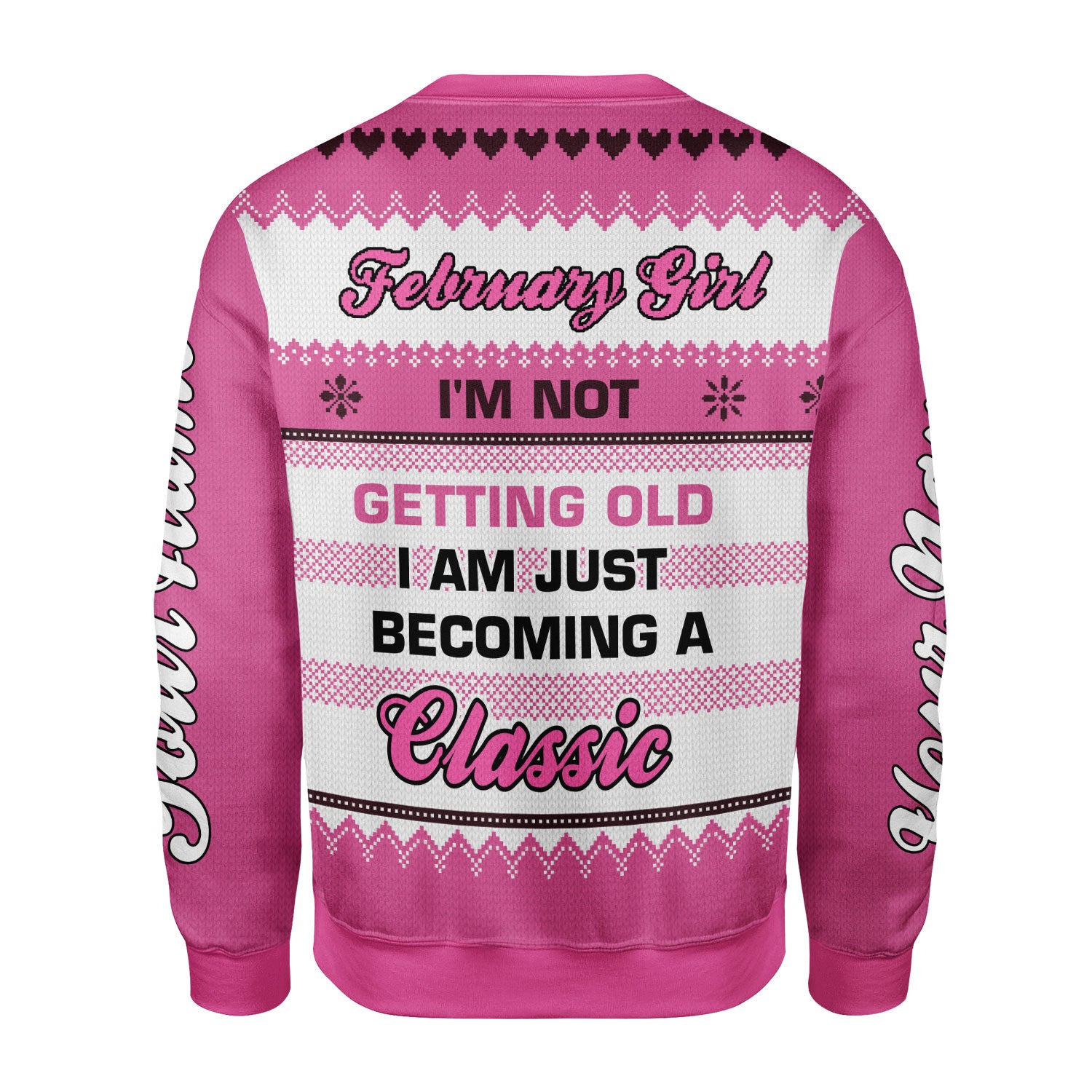 CustomsPig Personalized Tops February Girl All Over Printed