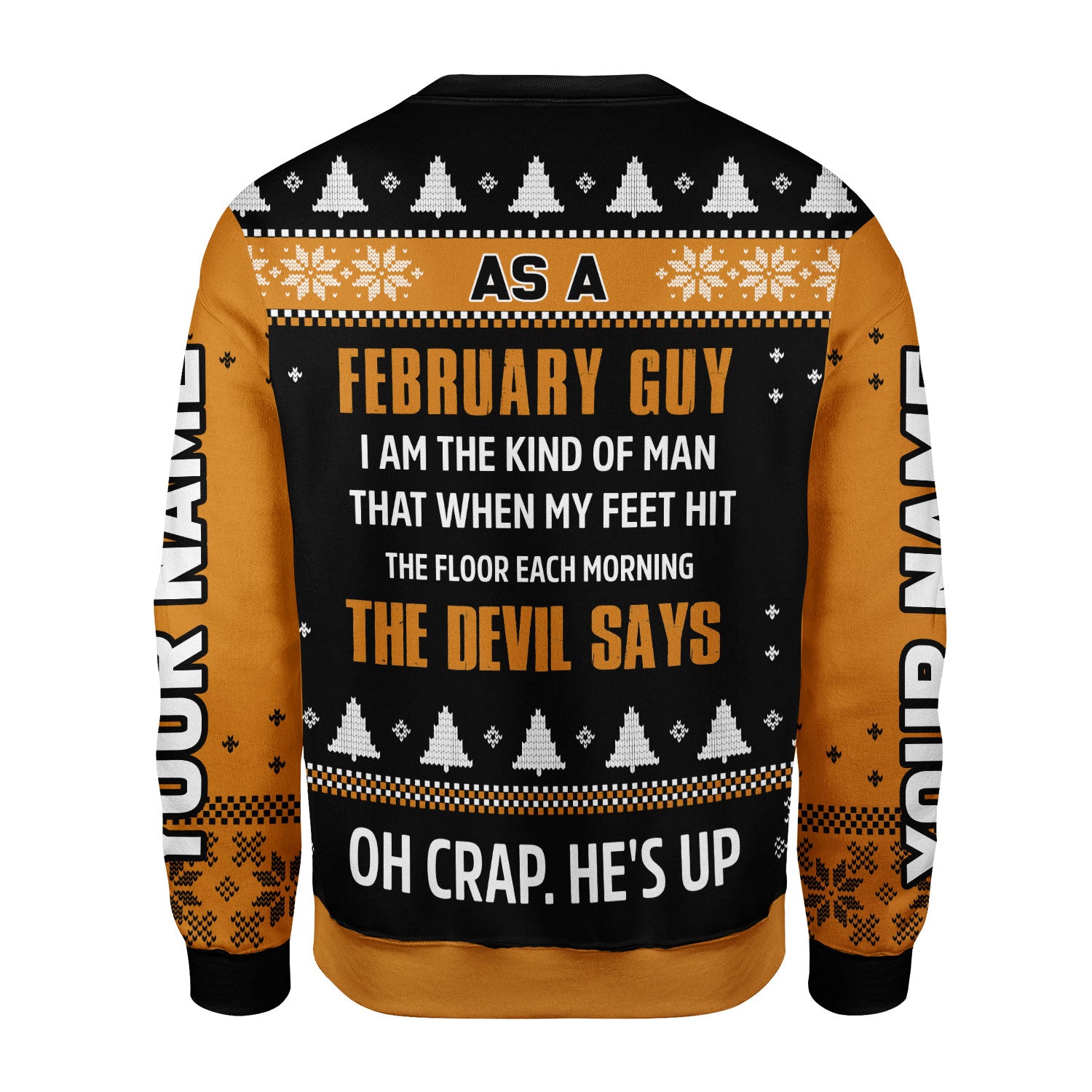 CustomsPig Personalized Tops February Guy That All Over Printed