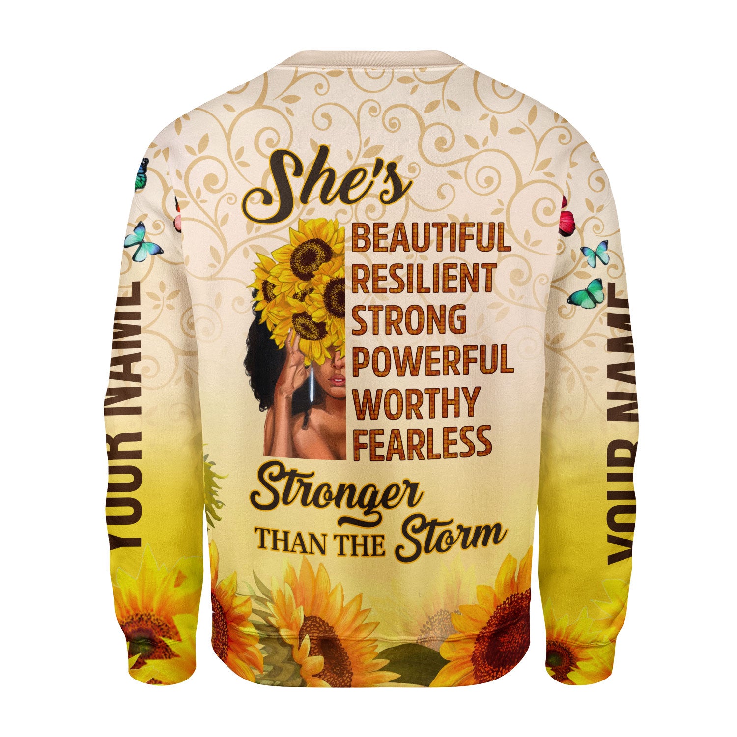 CustomsPig Personalized Ugly Sweater March Girl All Over Printed