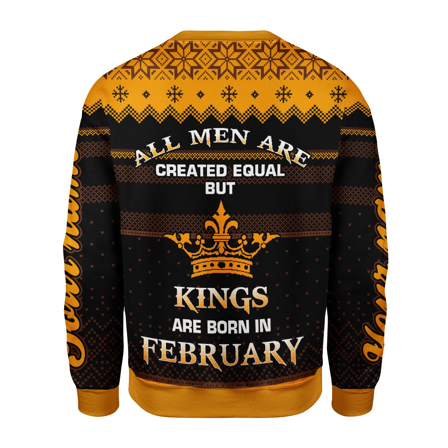 CustomsPig Personalized Tops February Guy All Over Printed