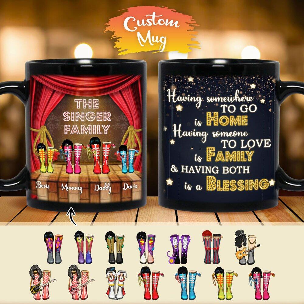 Personalized Names Mug Band Family Gift Mother’s Day Gift