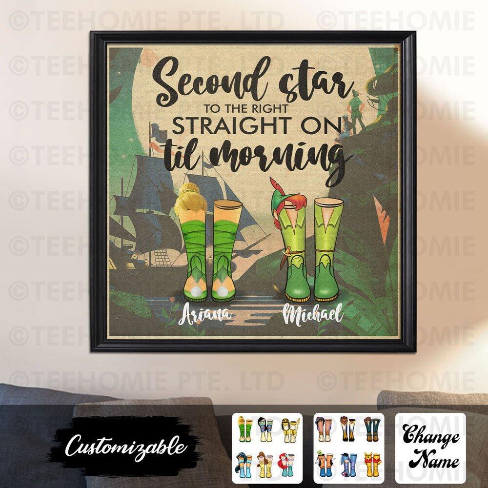 Peter Pan Second Star To The Rigth Canvas