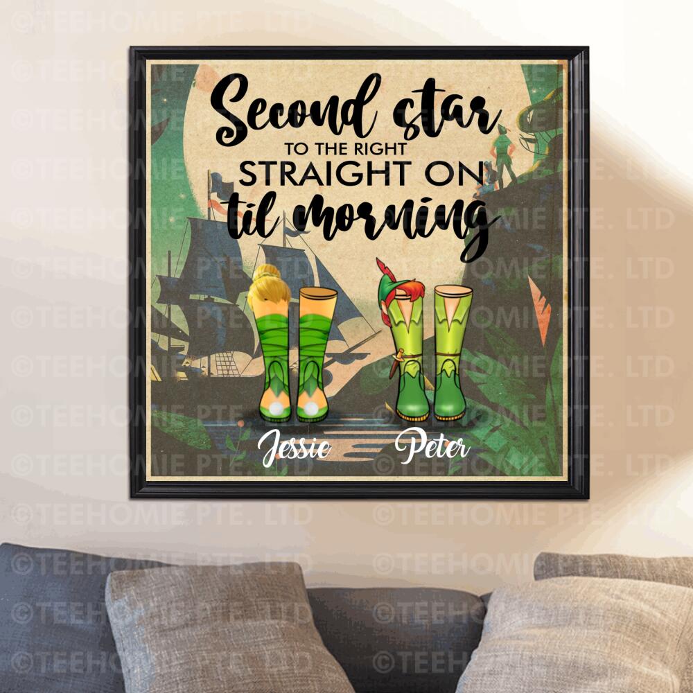 Peter Pan Second Star To The Rigth Canvas