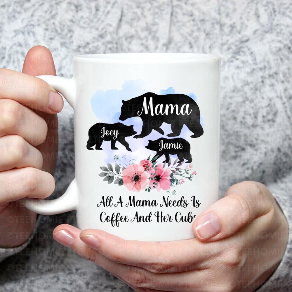 Personalized T-shirt Mama Bear Mother's Day