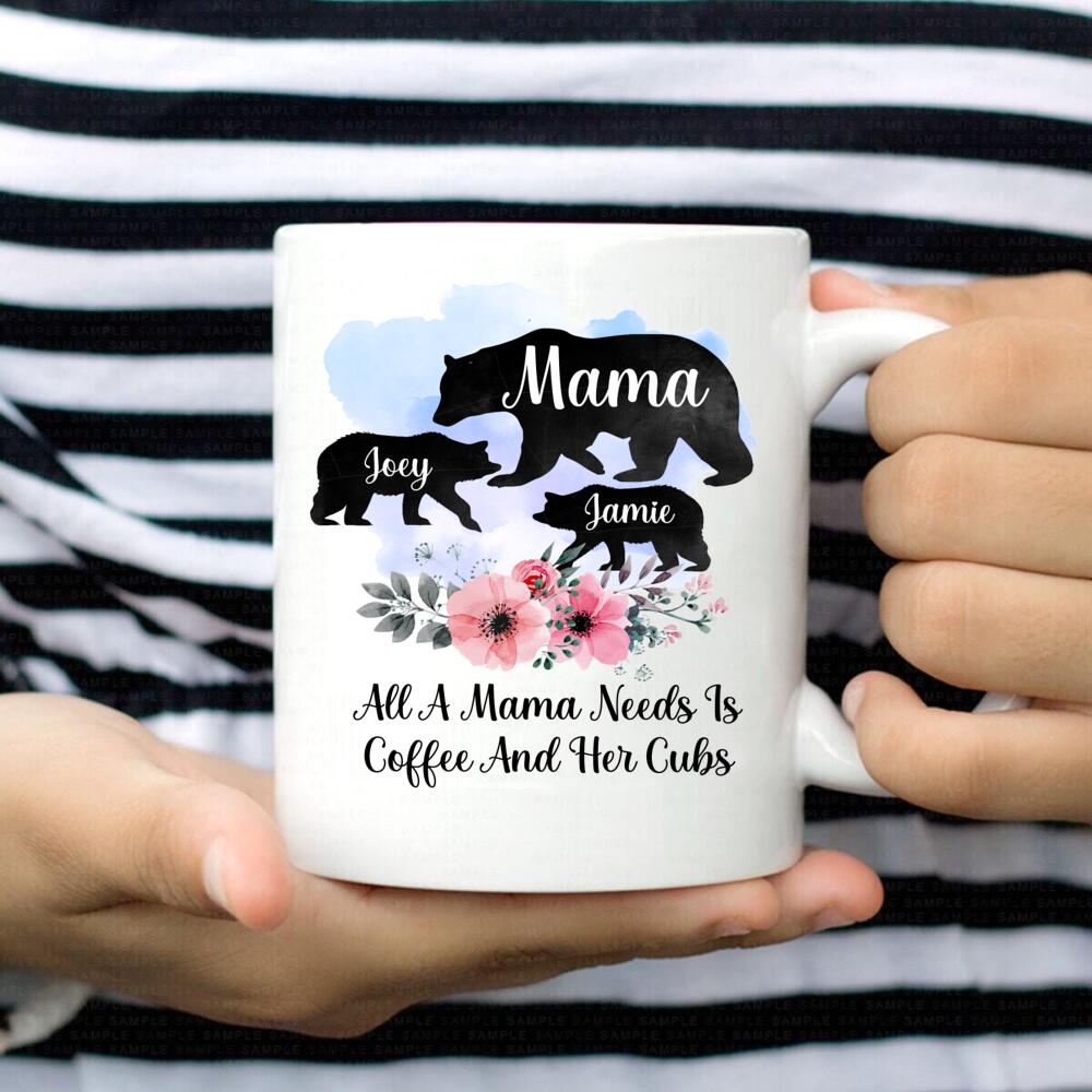 Personalized T-shirt Mama Bear Mother's Day