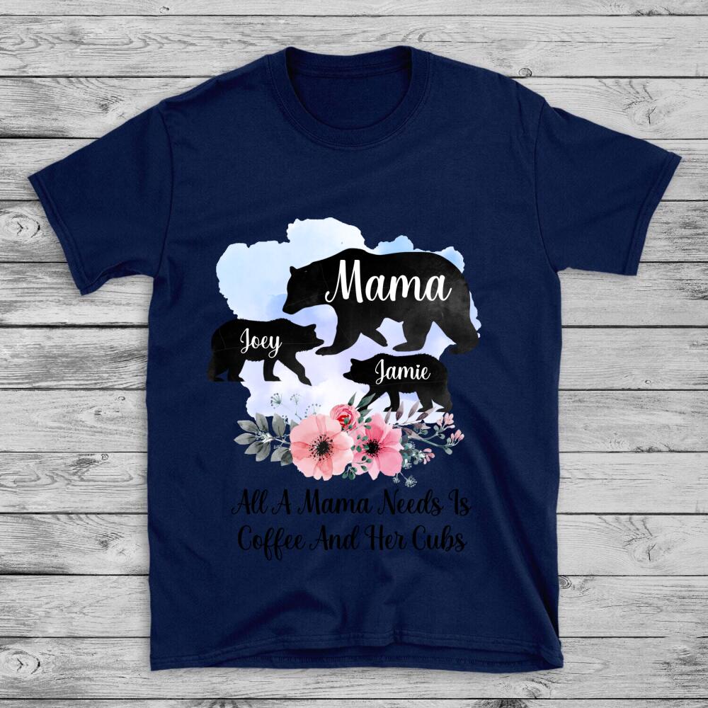 Personalized T-shirt Mama Bear Mother's Day