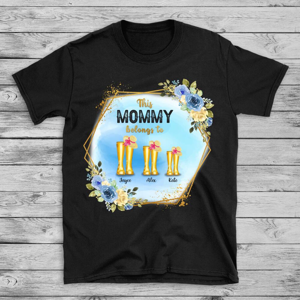Personalised Custom T-shirt, Welcome To The Simpson Family, This Mommy Belongs To Jayce