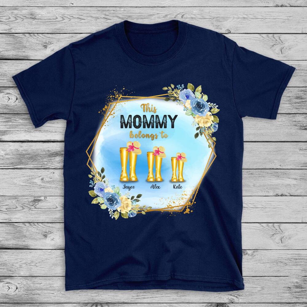 Personalised Custom T-shirt, Welcome To The Simpson Family, This Mommy Belongs To Jayce