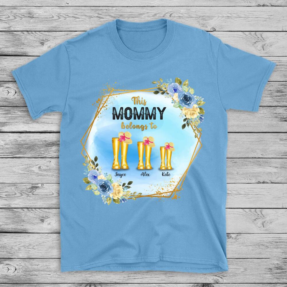 Personalised Custom T-shirt, Welcome To The Simpson Family, This Mommy Belongs To Jayce