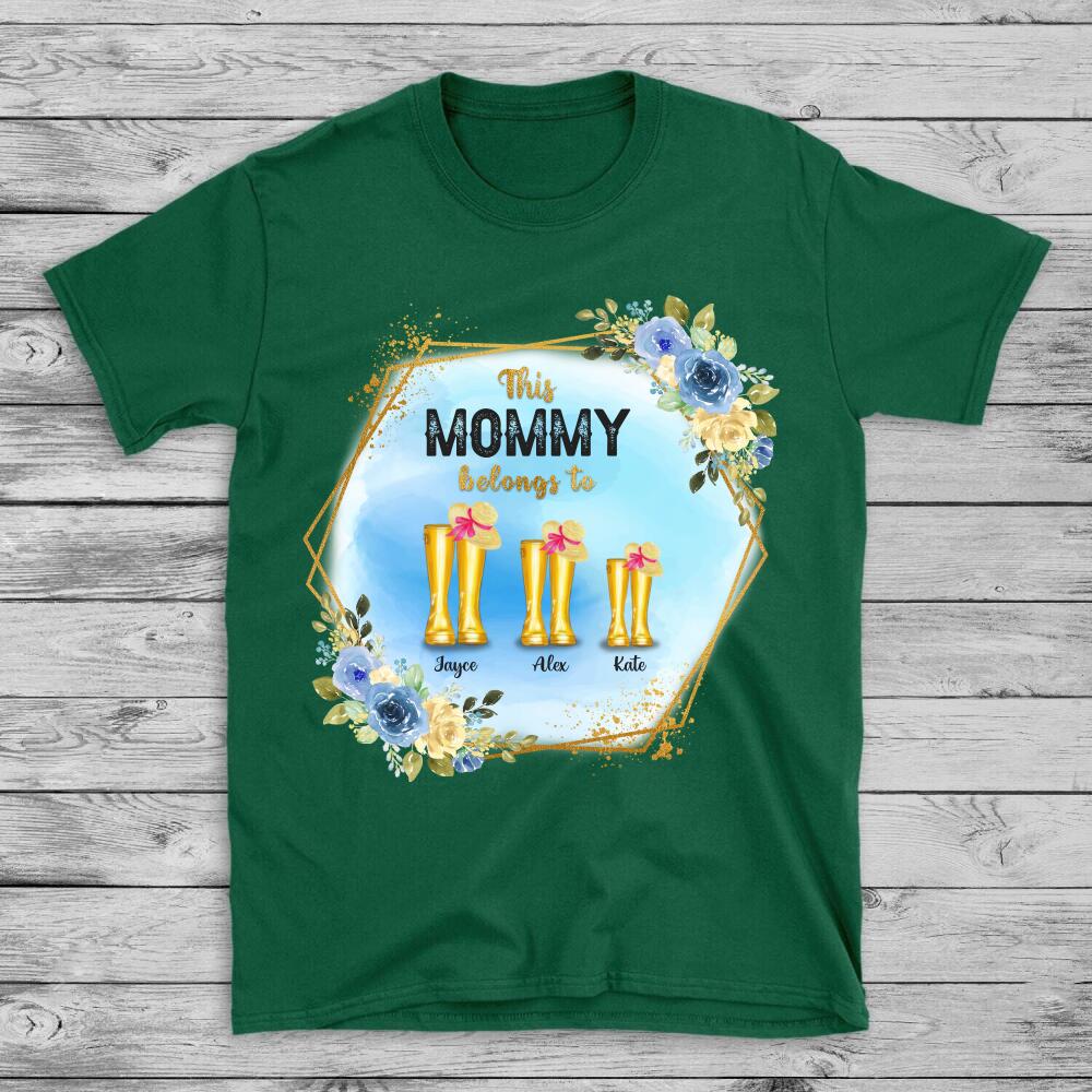Personalised Custom T-shirt, Welcome To The Simpson Family, This Mommy Belongs To Jayce