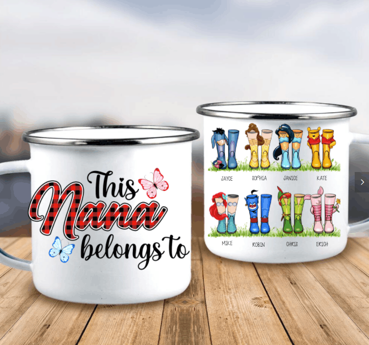 Personalised Grandma This Nana Belongs to Mug