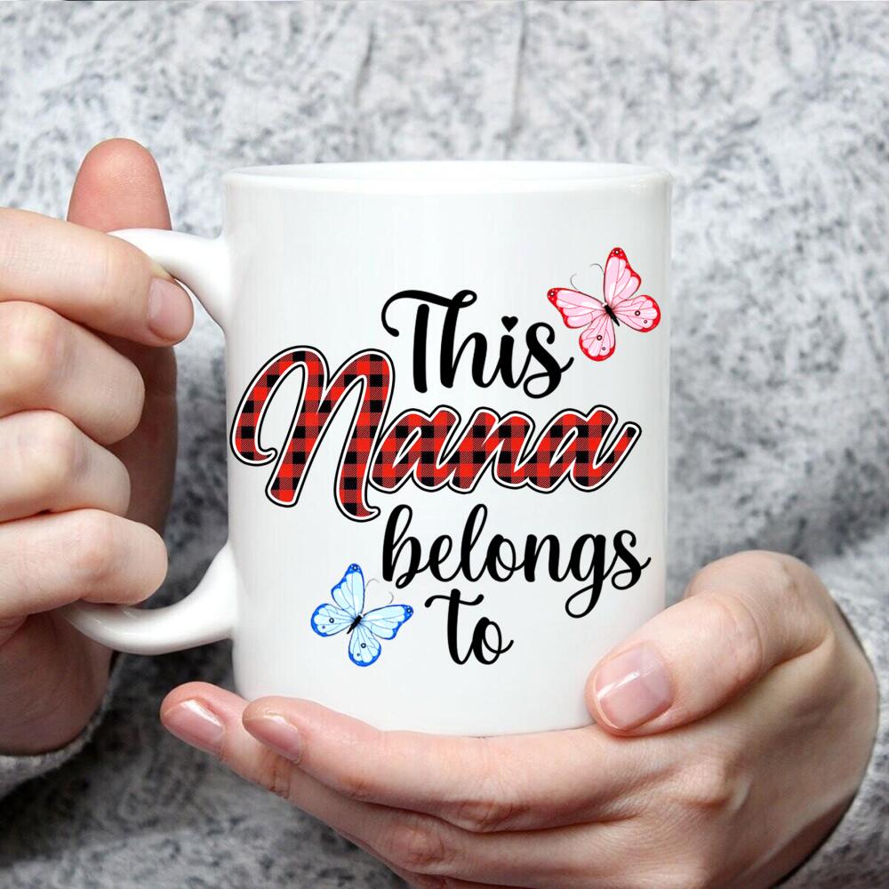 Personalised Grandma This Nana Belongs to Mug