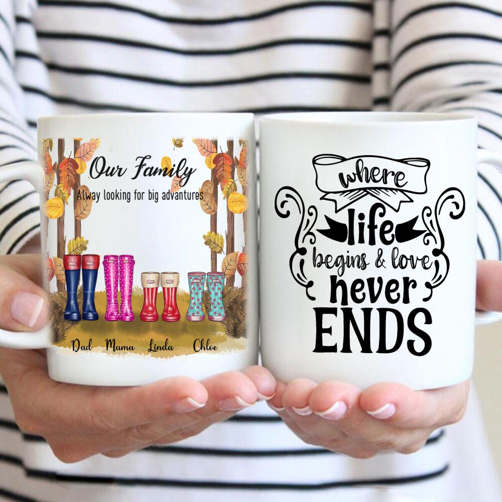 Personalized Mug Season Custom Boots