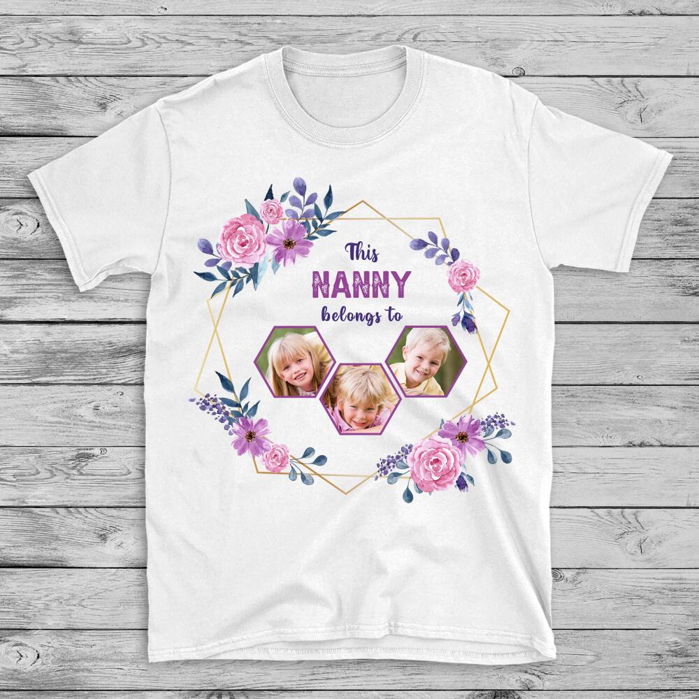 This Nanny Belongs to - Personalized T-Shirt - Mother's Day Gifts