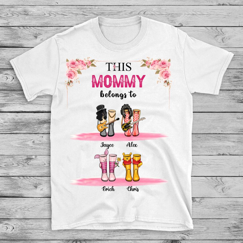 Personalized Custom T-shirt, Welcome To The Simpson Family, This Mommy Belongs To