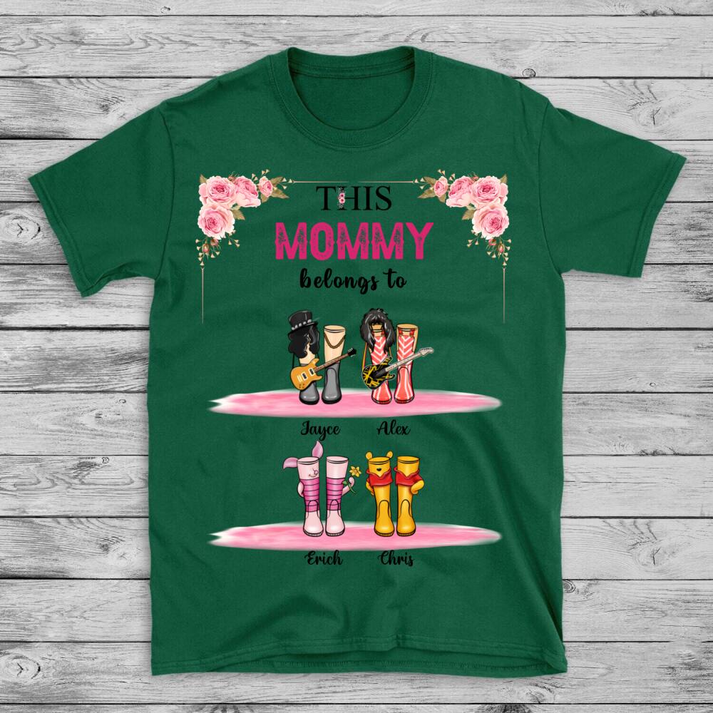Personalized Custom T-shirt, Welcome To The Simpson Family, This Mommy Belongs To