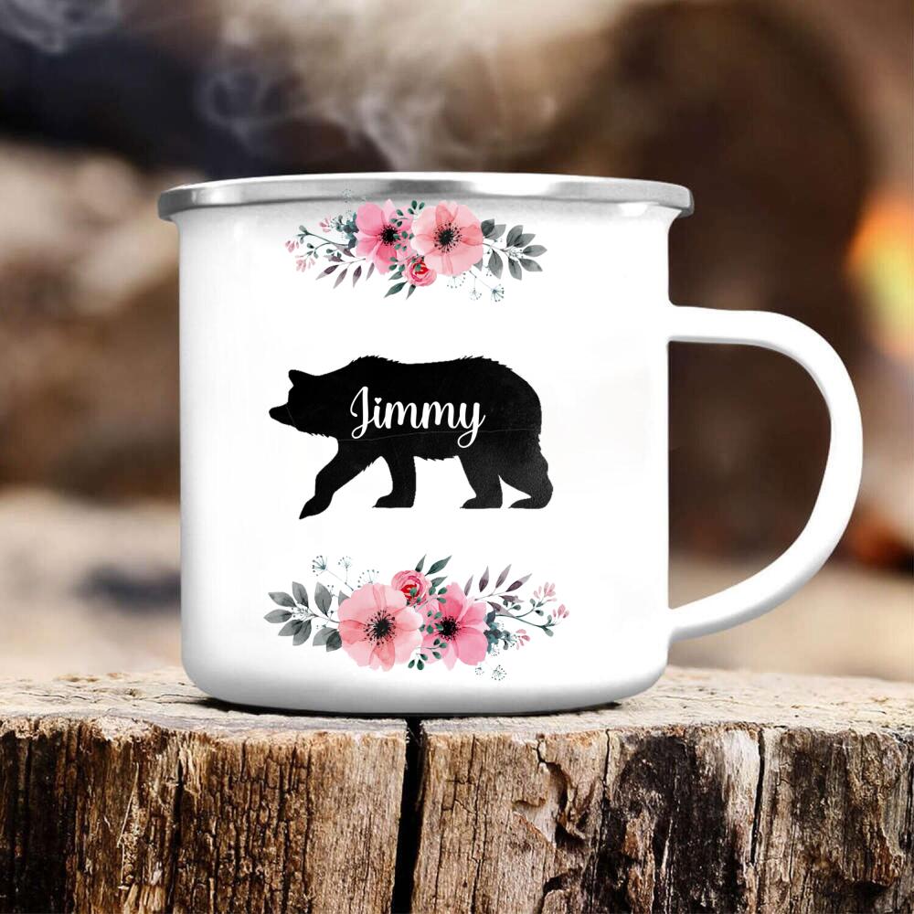 Personalized Mug Mama Bear All A Mama Bear Need Is Coffe And Her Cubs Mother's Day