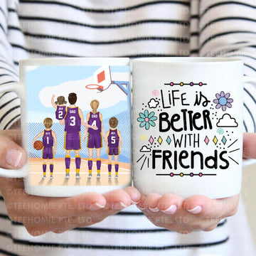 Personalized Names Mug Thank You For Being Friend