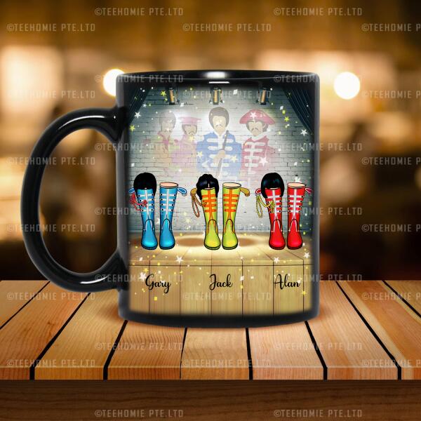 Personalised Family Sgt. Pepper's Boots  Doormat, Mothers Day Gift Birthday Gift Personalised Present Anniversary Gift