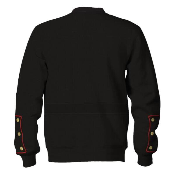 HumansBold Unisex Sweatshirt U.S Marine Corps Blue Service Uniform 3D Uniform-Officer