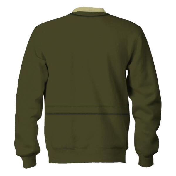 HumansBold Unisex Tracksuit U.S Army Green Service Uniform-Officers