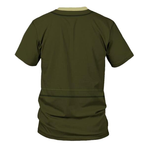 HumansBold Unisex Tracksuit U.S Army Green Service Uniform-Officers