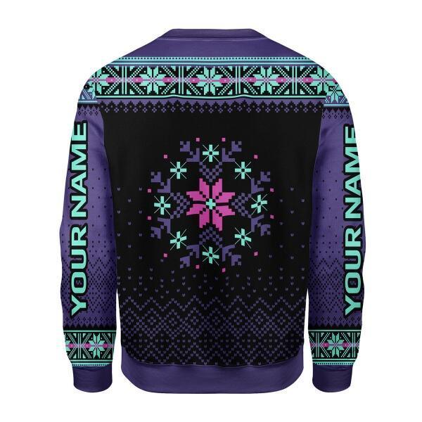 CustomsPig Personalized Ugly Sweater October Girl All Over Printed