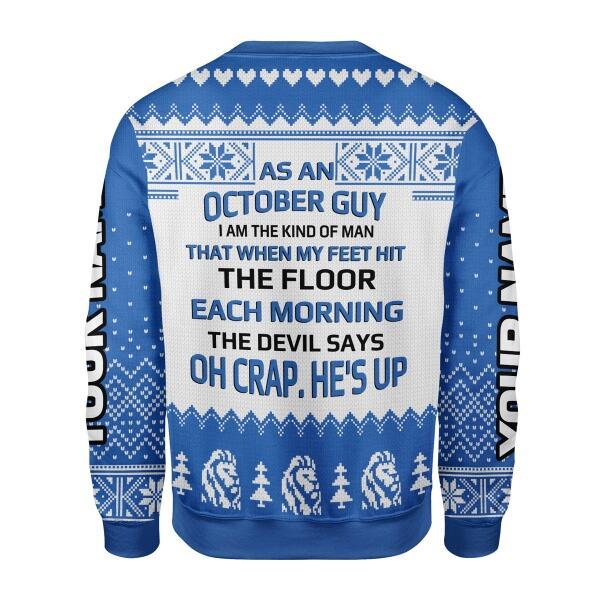 CustomsPig Personalized Tops October Guy All Over Printed