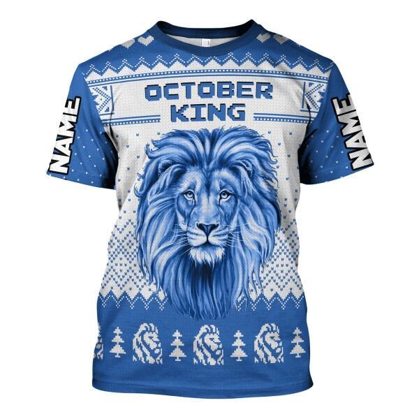 CustomsPig Personalized T-shirt October Guy All Over Printed