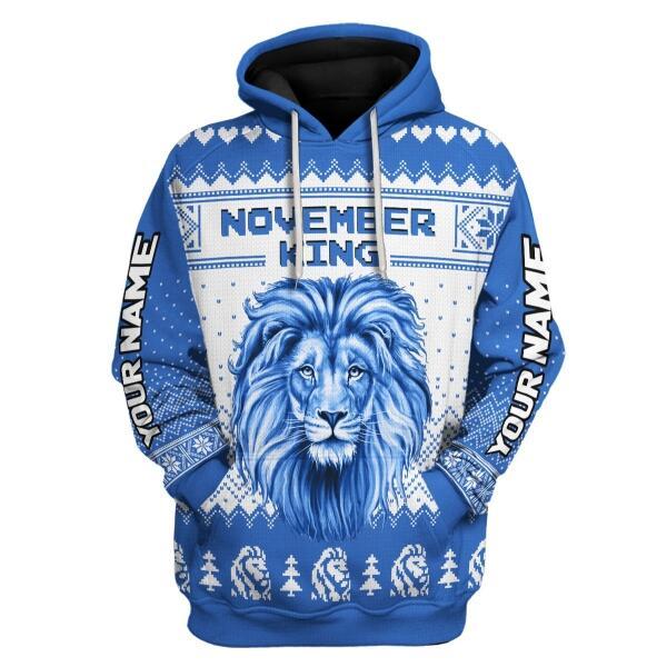 CustomsPig Personalized Hoodie November Guy All Over Printed