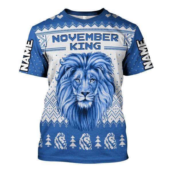 CustomsPig Personalized T-shirt November Guy All Over Printed
