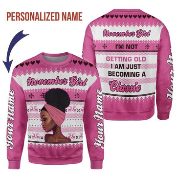 CustomsPig Personalized Tops November Girl All Over Printed