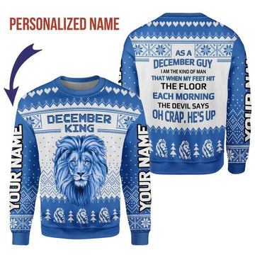 CustomsPig Personalized  Tops  December Guy I Am The Kind Of Man All Over Printed