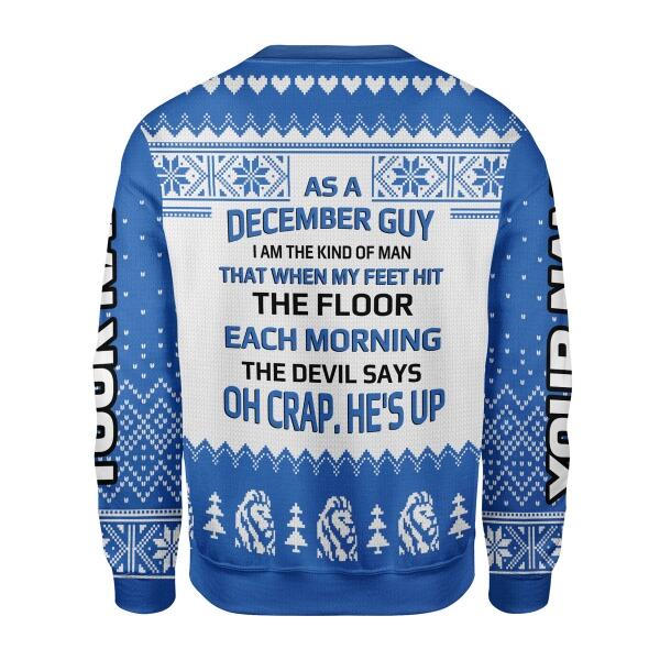 CustomsPig Personalized  Tops  December Guy I Am The Kind Of Man All Over Printed