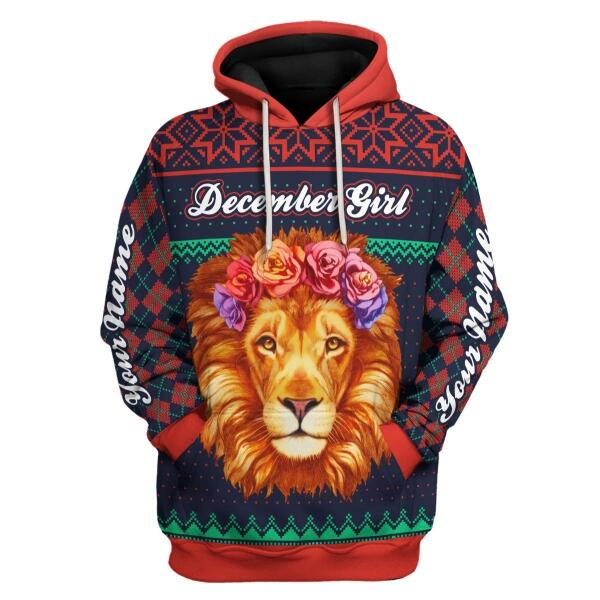 CustomsPig Personalized  Tops  December Girl All Over Printed