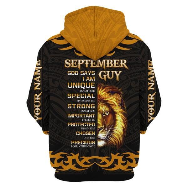 CustomsPig Personalized Tops September King All Over Printed