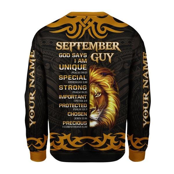 CustomsPig Personalized Tops September King All Over Printed