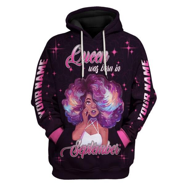 CustomsPig Personalized Tops September Girl All Over Printed