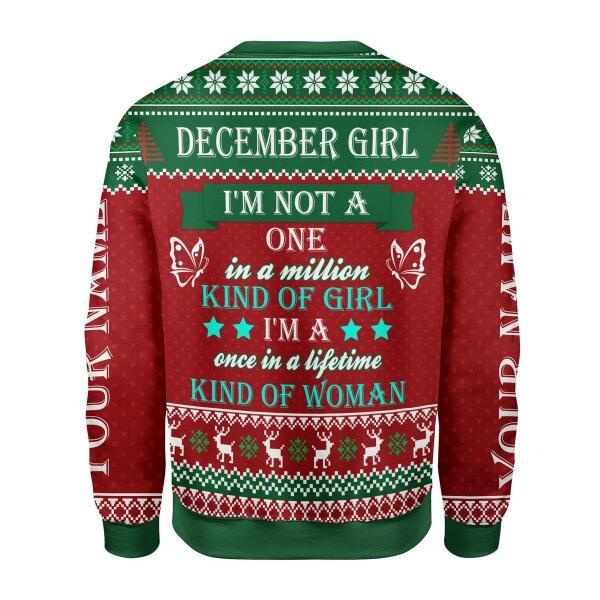 CustomsPig Personalized  Tops  December Girl All Over Printed