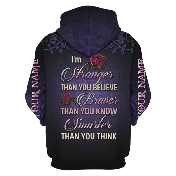 CustomsPig Personalized Hoodie I'm A September Girl All Over Printed