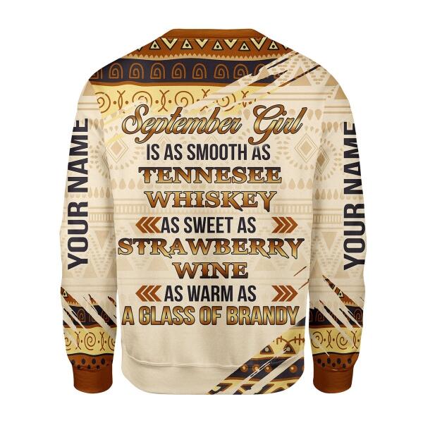 CustomsPig Personalized Tops September Girl All Over Printed